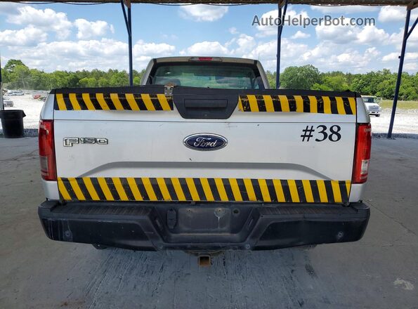 1FTNF1CF9GKE51243 2016 FORD F150 Silver Vista trasera