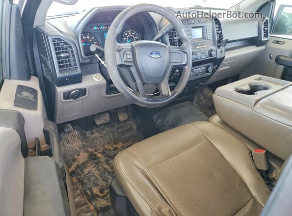 1FTNF1CF9GKE51243 2016 FORD F150 Silver Vista del salpicadero