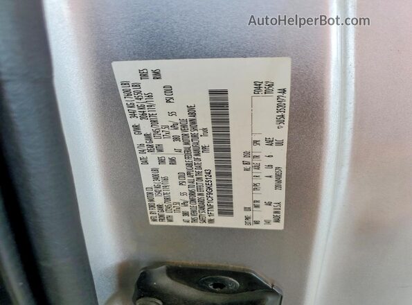 1FTNF1CF9GKE51243 2016 FORD F150 Silver Vista del compartimento del motor