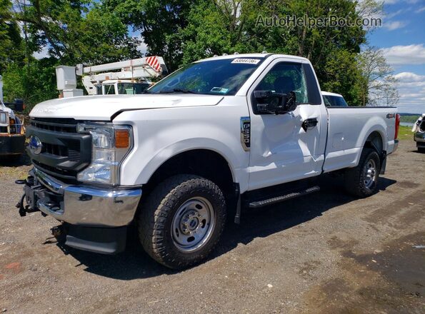 1FTRF3BN3MED54104 2021 FORD F350 Белый Передняя левая четверть