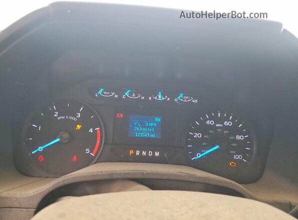 1FTRF3BT2LED83705 2020 FORD F350 Белый Вид щитка приборов