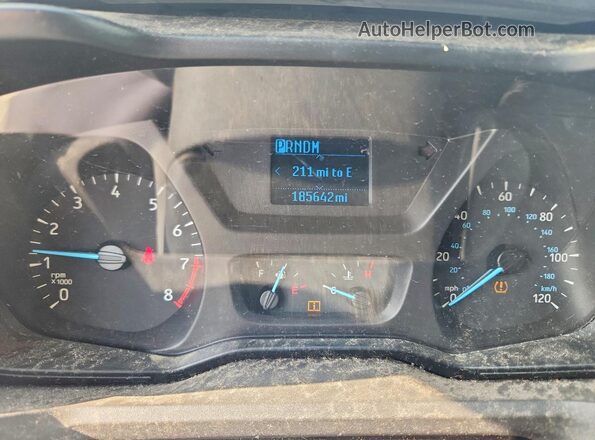 1FTYE1YMXHKA36859 2017 FORD TRANSIT Белый Вид щитка приборов
