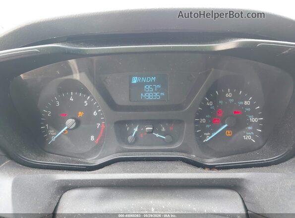 1FTYE1ZM4HKB45848 2017 FORD TRANSIT-150 White Widok tylnych siedzeń