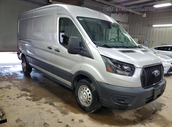 1FTYE2C84RKA07682 2024 FORD TRANSIT Серебряный Передняя правая четверть