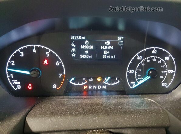 1FTYE2C84RKA07682 2024 FORD TRANSIT Серебряный Вид щитка приборов