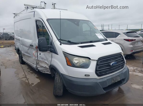 1FTYE2CV2GKA86496 2016 FORD TRANSIT-150 Белый Передняя правая четверть