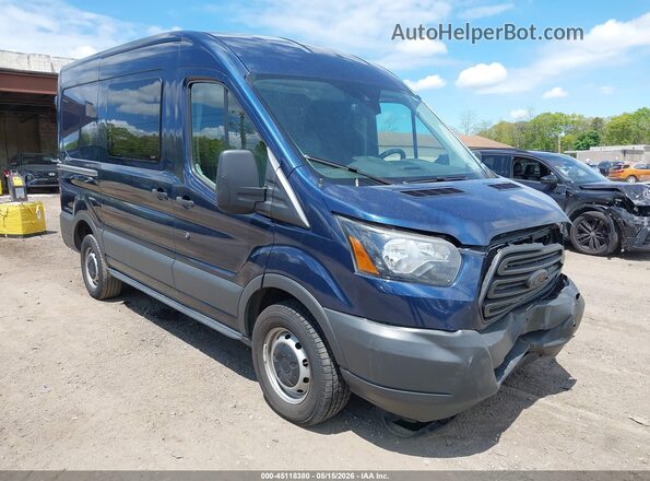 1FTYR1CM2HKB03160 2017 FORD TRANSIT-250 Blue Առջևի աջ