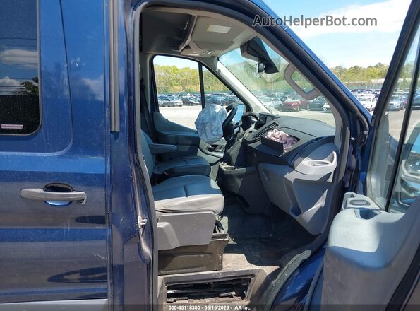 1FTYR1CM2HKB03160 2017 FORD TRANSIT-250 Blue Սալոնի դիմացի տեսք
