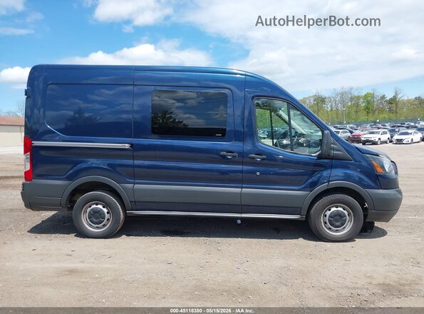 1FTYR1CM2HKB03160 2017 FORD TRANSIT-250 Blue Սալոնի հետևի տեսք