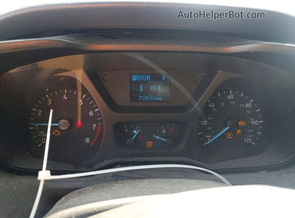 1FTYR1YM5GKB26178 2016 FORD TRANSIT Белый Вид щитка приборов