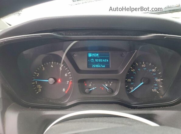 1FTYR1ZM3HKA77708 2017 FORD TRANSIT Белый Вид щитка приборов