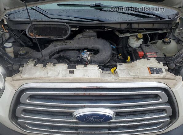 1FTYR1ZM3HKA77708 2017 FORD TRANSIT Белый Вид задней части салона