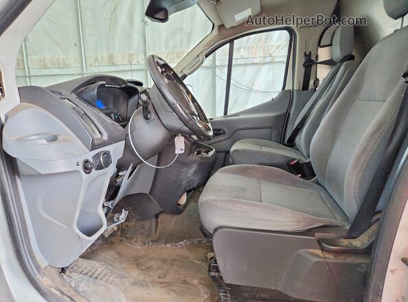 1FTYR1ZM6HKB11608 2017 FORD TRANSIT White წინა სალონის ხედი