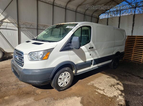 1FTYR1ZM6HKB11608 2017 FORD TRANSIT White წინა მარცხენა ხედი სამი მეოთხედიდან