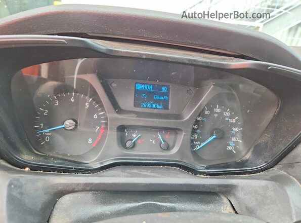 1FTYR1ZM6HKB11608 2017 FORD TRANSIT White ხელსაწყოთა პანელის ხედი