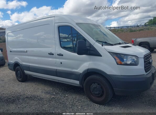 1FTYR2CG4HKA53863 2017 FORD TRANSIT-250 White Widok wnętrza z tyłu