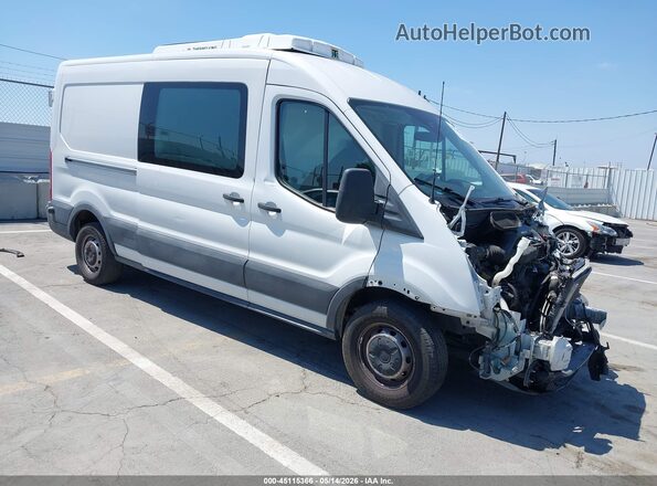 1FTYR2CM3KKB66068 2019 FORD TRANSIT-250 Белый Передняя правая четверть