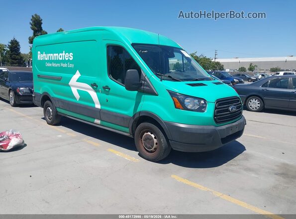 1FTYR2CM4KKB54754 2019 FORD TRANSIT-250 Green Delantero derecho