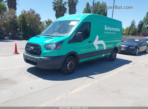 1FTYR2CM4KKB54754 2019 FORD TRANSIT-250 Green Vista tres cuartos delantera izquierda