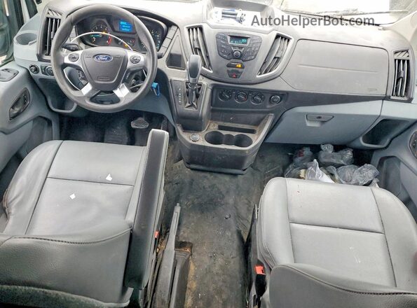 1FTYR2ZM5KKB09894 2019 FORD TRANSIT Белый Вид панели приборов