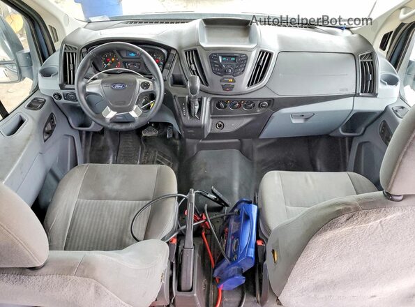 1FTYR3XM0KKB73494 2019 FORD TRANSIT Blue Widok deski rozdzielczej