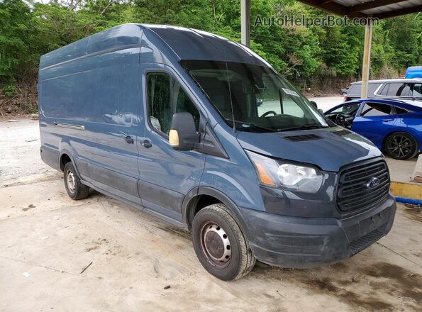 1FTYR3XM0KKB73494 2019 FORD TRANSIT Blue Przód prawy