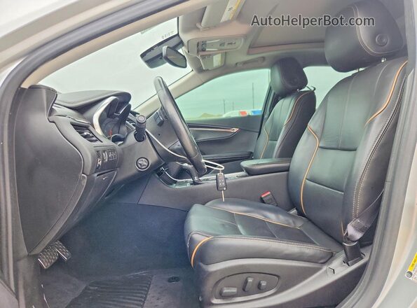 1G1145S36GU153474 2016 CHEVROLET IMPALA Серебряный Вид салона спереди