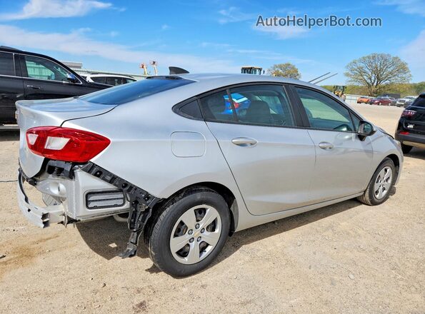 1G1BC5SM0H7114668 2017 CHEVROLET CRUZE Серебряный Задняя правая четверть