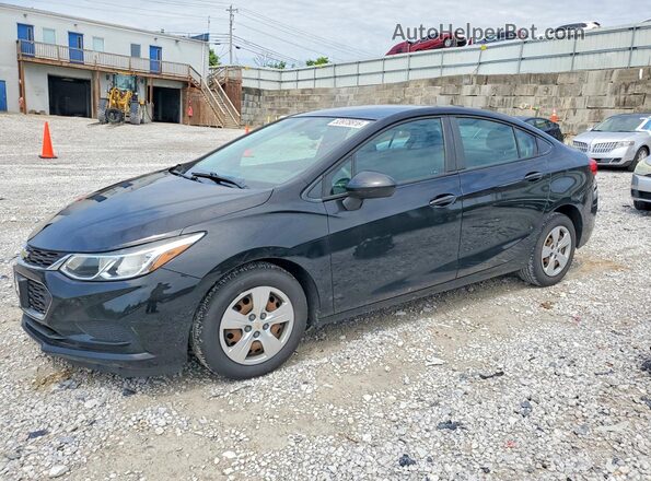 1G1BC5SM6J7102823 2018 CHEVROLET CRUZE Черный Передняя левая четверть