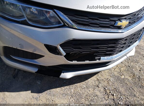 1G1BC5SM8H7210449 2017 CHEVROLET CRUZE Серебряный Вид щитка приборов