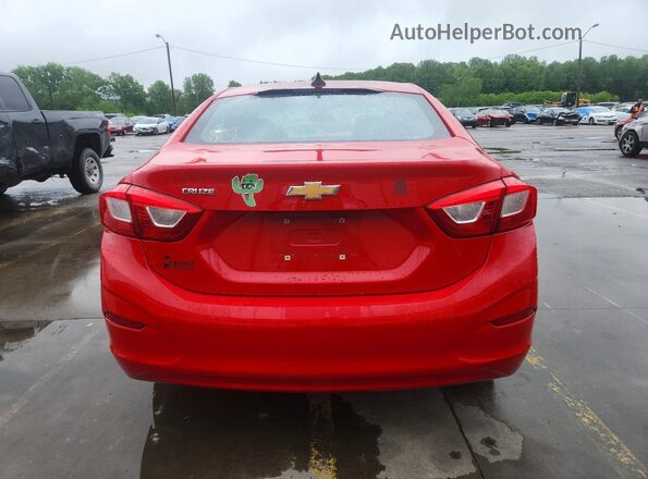 1G1BC5SMXG7324399 2016 CHEVROLET CRUZE Red Rear view