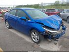 2017 Chevrolet Cruze Lt Auto Blue vin: 1G1BE5SM6H7174948