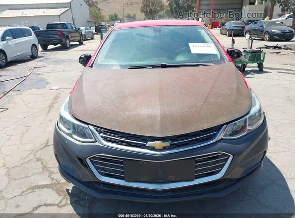 1G1BE5SMXH7204405 2017 CHEVROLET CRUZE Red Vista del cuadro de instrumentos