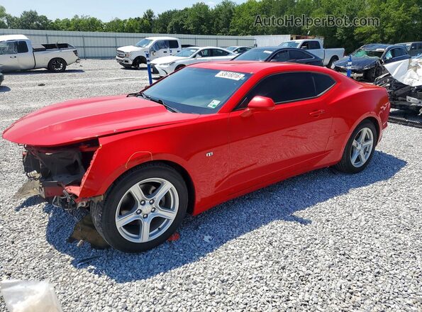 1G1FB1RS2K0107237 2019 CHEVROLET CAMARO Красный Передняя левая четверть