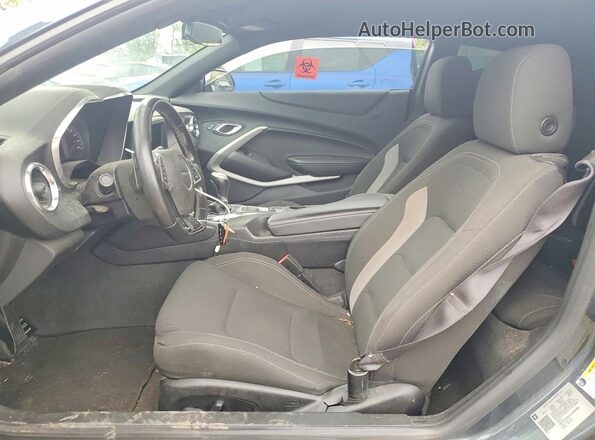 1G1FB1RS3L0109189 2020 CHEVROLET CAMARO Серый Вид салона спереди