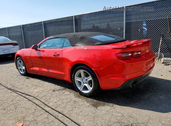 1G1FB3DS2L0113432 2020 CHEVROLET CAMARO Красный Задняя левая четверть