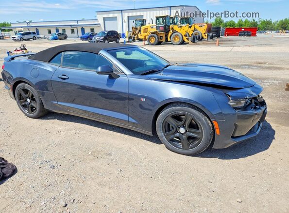 1G1FB3DS7K0113389 2019 CHEVROLET CAMARO Синий Передняя правая четверть