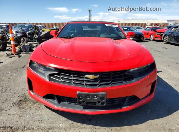1G1FB3DX2L0120909 2020 CHEVROLET CAMARO Красный Вид спереди