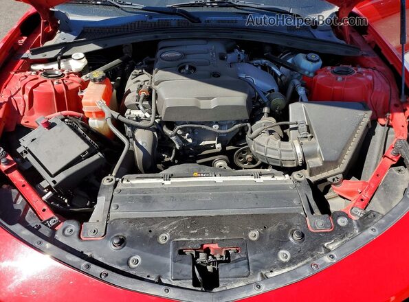 1G1FB3DX2L0120909 2020 CHEVROLET CAMARO Красный Вид задней части салона