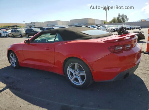 1G1FB3DX2L0120909 2020 CHEVROLET CAMARO Красный Задняя левая четверть