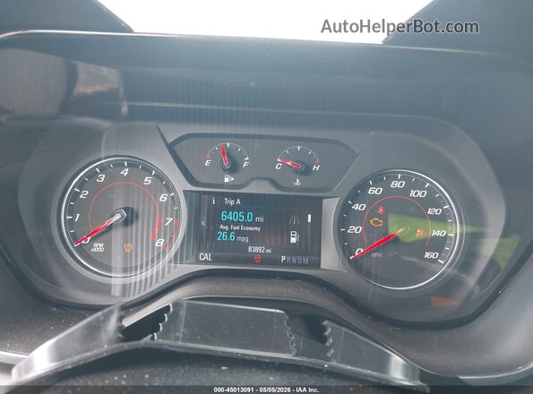 1G1FB3DX4J0101663 2018 CHEVROLET CAMARO Белый Вид задних сидений