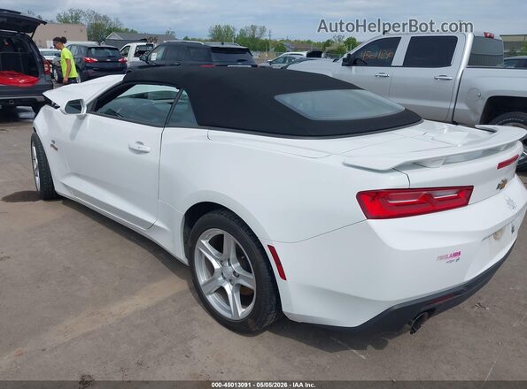 1G1FB3DX4J0101663 2018 CHEVROLET CAMARO Белый Задняя левая четверть