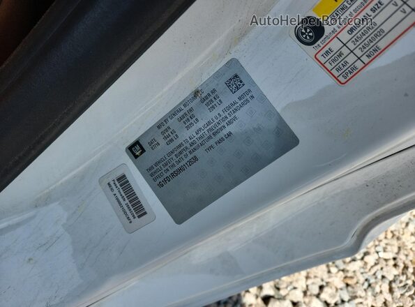 1G1FD1RS8H0112638 2017 CHEVROLET CAMARO Белый Вид подкапотного пространства