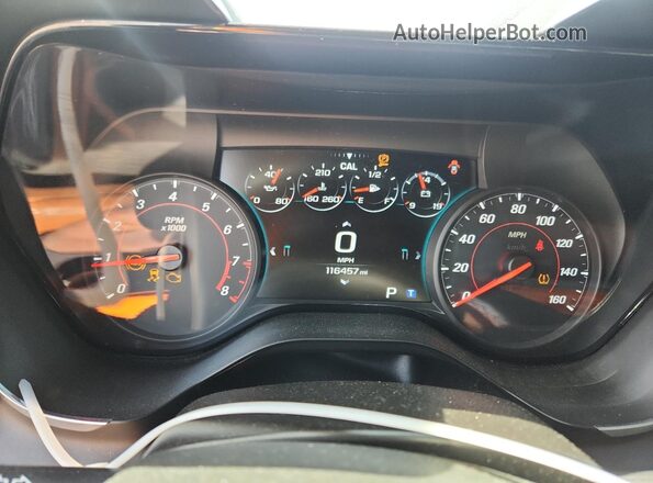 1G1FD1RS8H0112638 2017 CHEVROLET CAMARO Белый Вид щитка приборов