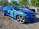 2018 Chevrolet Camaro Ss Синий vin: 1G1FE1R7XJ0175576
