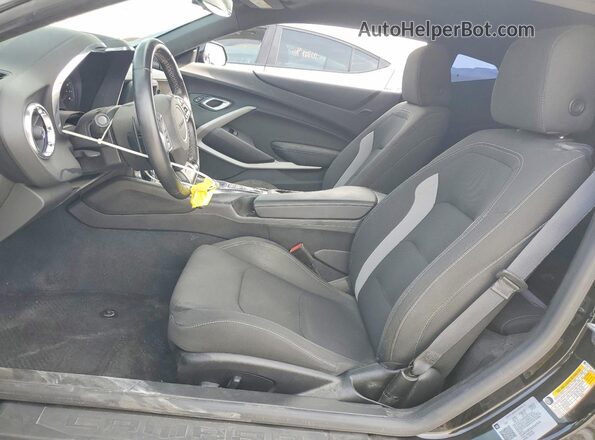 1G1FF1R72L0147979 2020 CHEVROLET CAMARO Черный Вид салона спереди