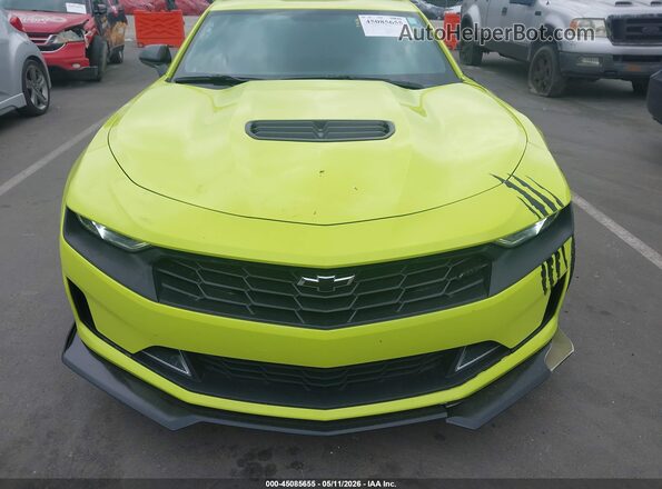 1G1FF1R76M0130698 2021 CHEVROLET CAMARO Зеленый Вид щитка приборов