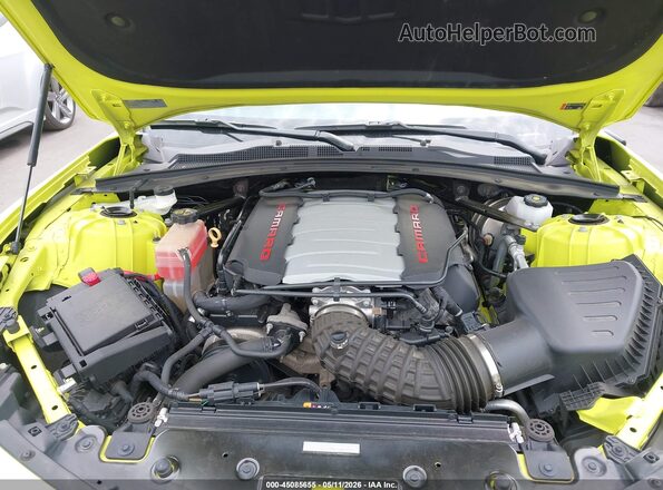 1G1FF1R76M0130698 2021 CHEVROLET CAMARO Зеленый Вид сзади