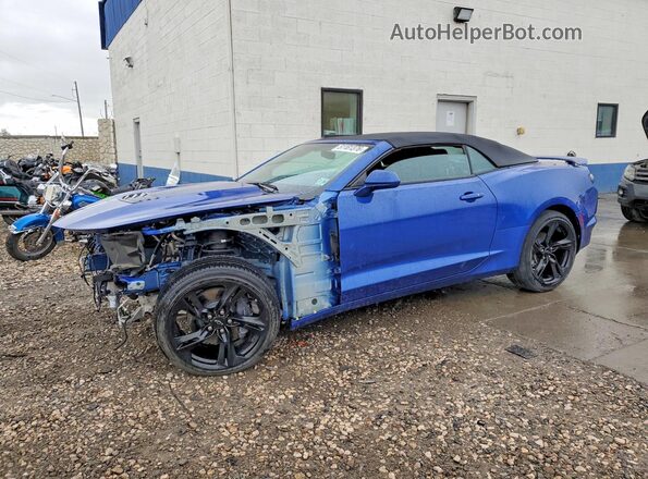 1G1FF3D74P0126897 2023 CHEVROLET CAMARO Blue წინა მარცხენა ხედი სამი მეოთხედიდან