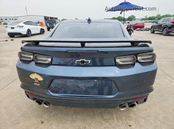 1G1FH1R77M0124273 2021 CHEVROLET CAMARO Серый Вид сзади